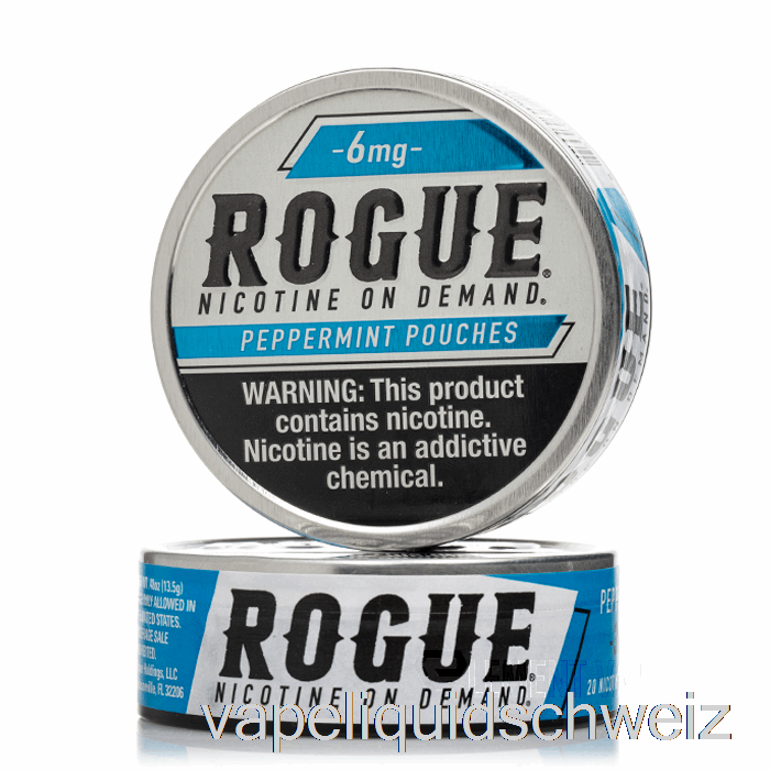 Rogue Nikotinbeutel – Pfefferminze 6 Mg (5er-Pack) Vape Liquid E-Liquid Schweiz